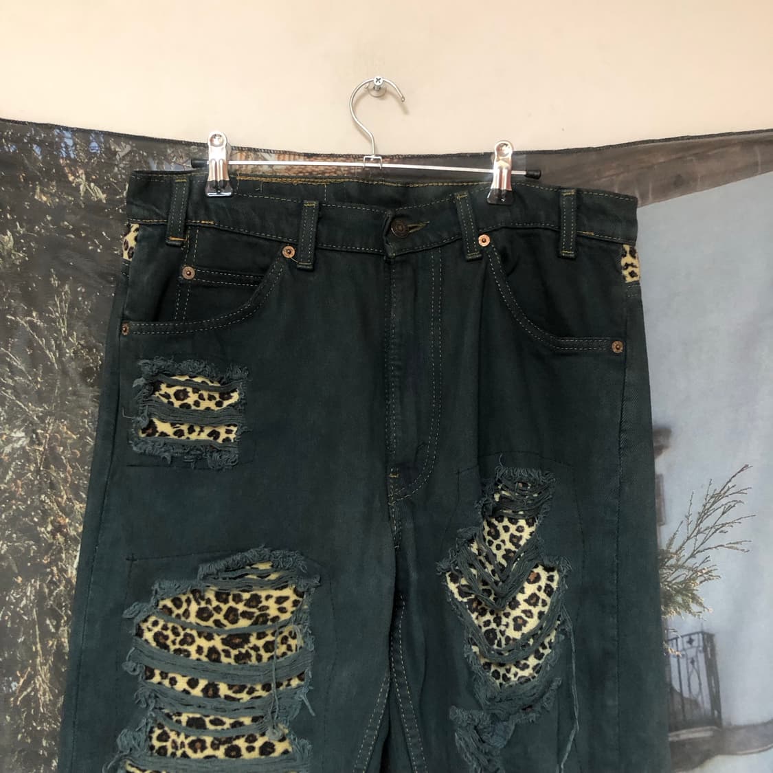 Vintage 💿 Levi's 505 leopard  상품이미지2