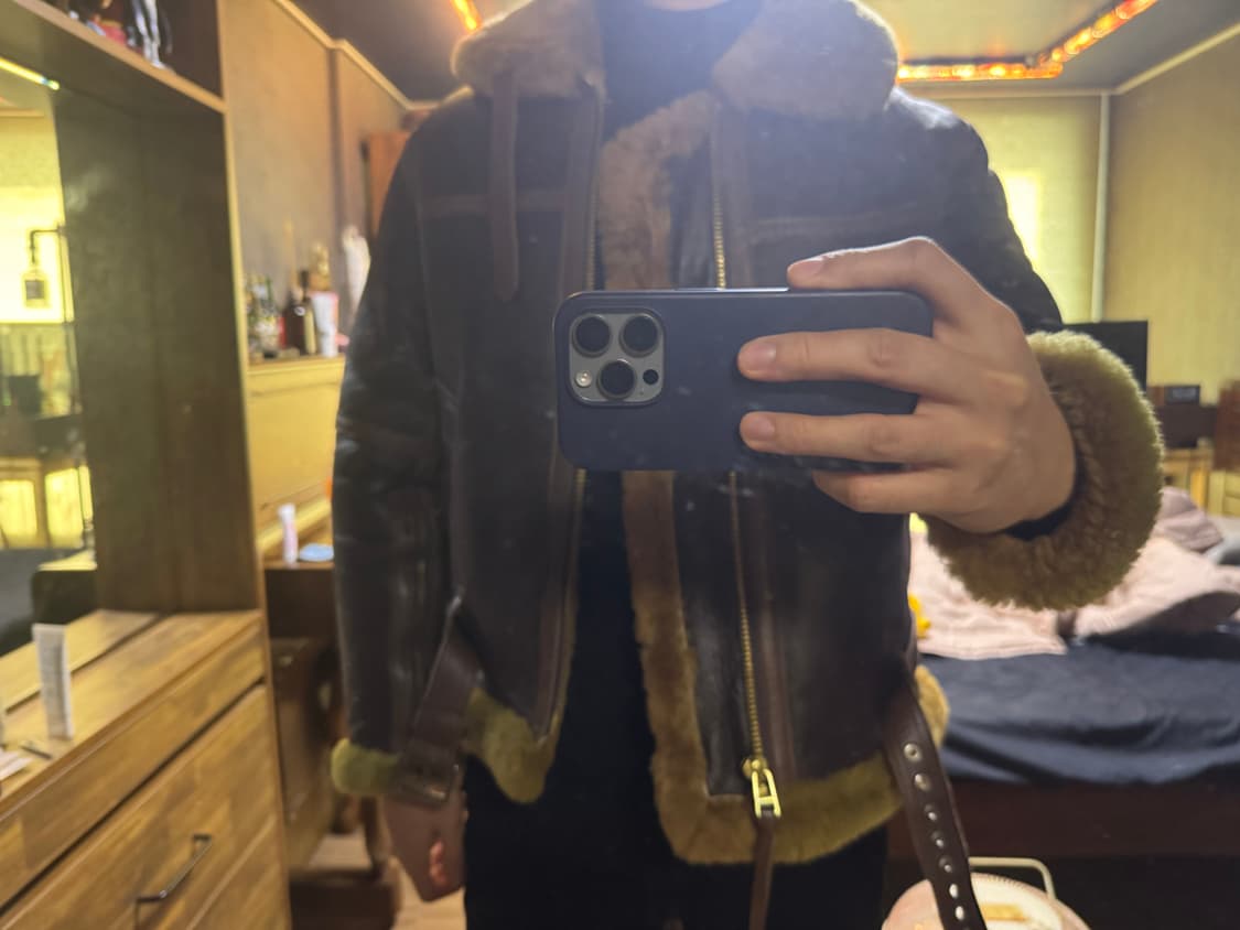 Morgan 무스탕 IRVIN 자켓  / 아비렉스,쇼트,맥코이 계열 상품이미지9