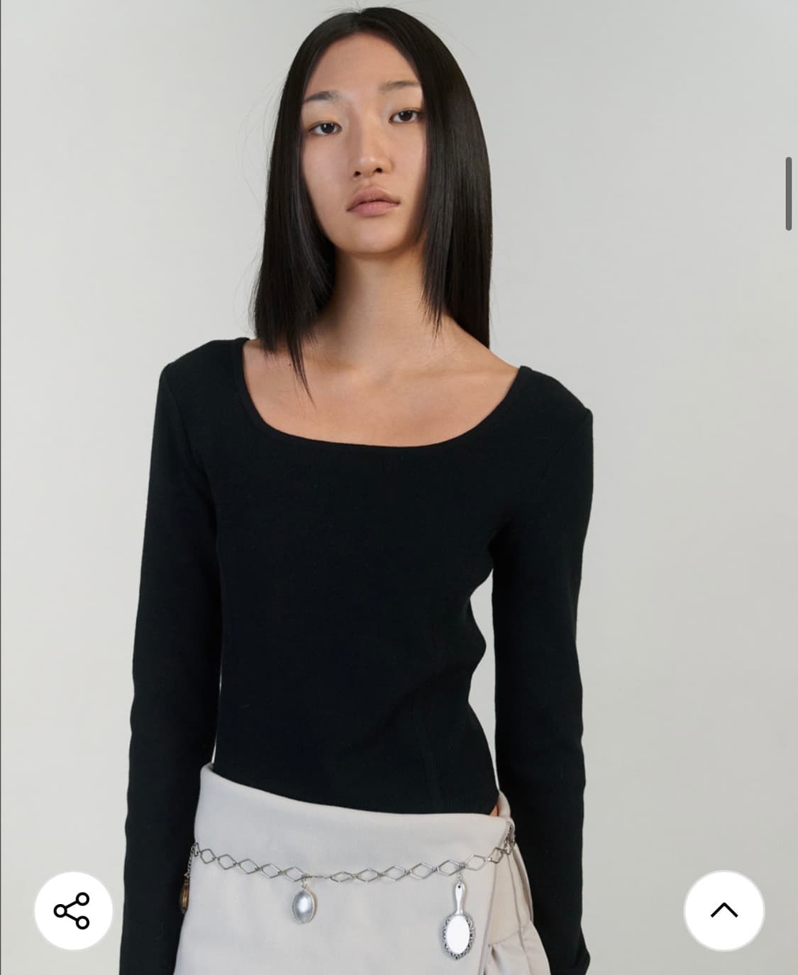 아모멘토 스퀘어넥 코르셋 탑 상품이미지3