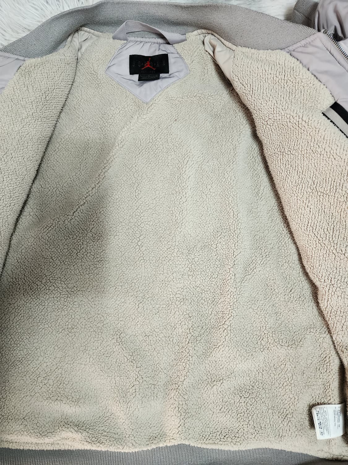 조던 Nike Air 봄버 자켓 그레이 상품이미지3