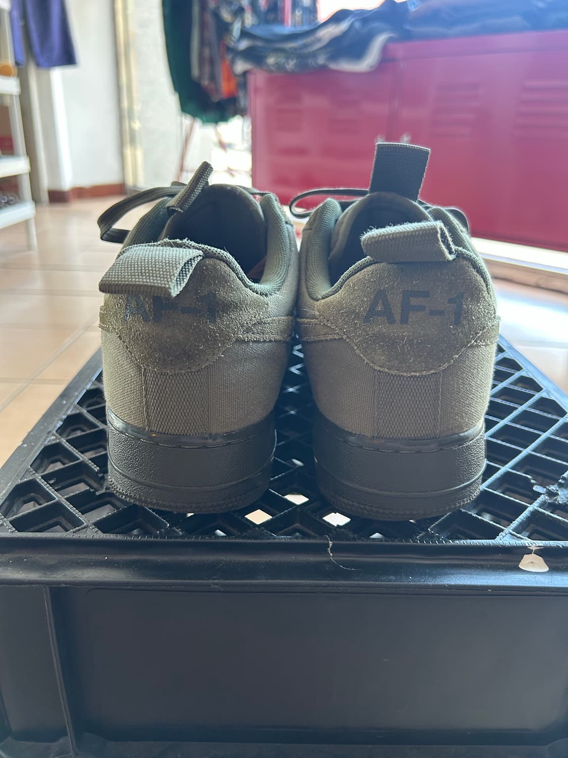 Nike AF1 LOW olive green 270size 상품이미지3