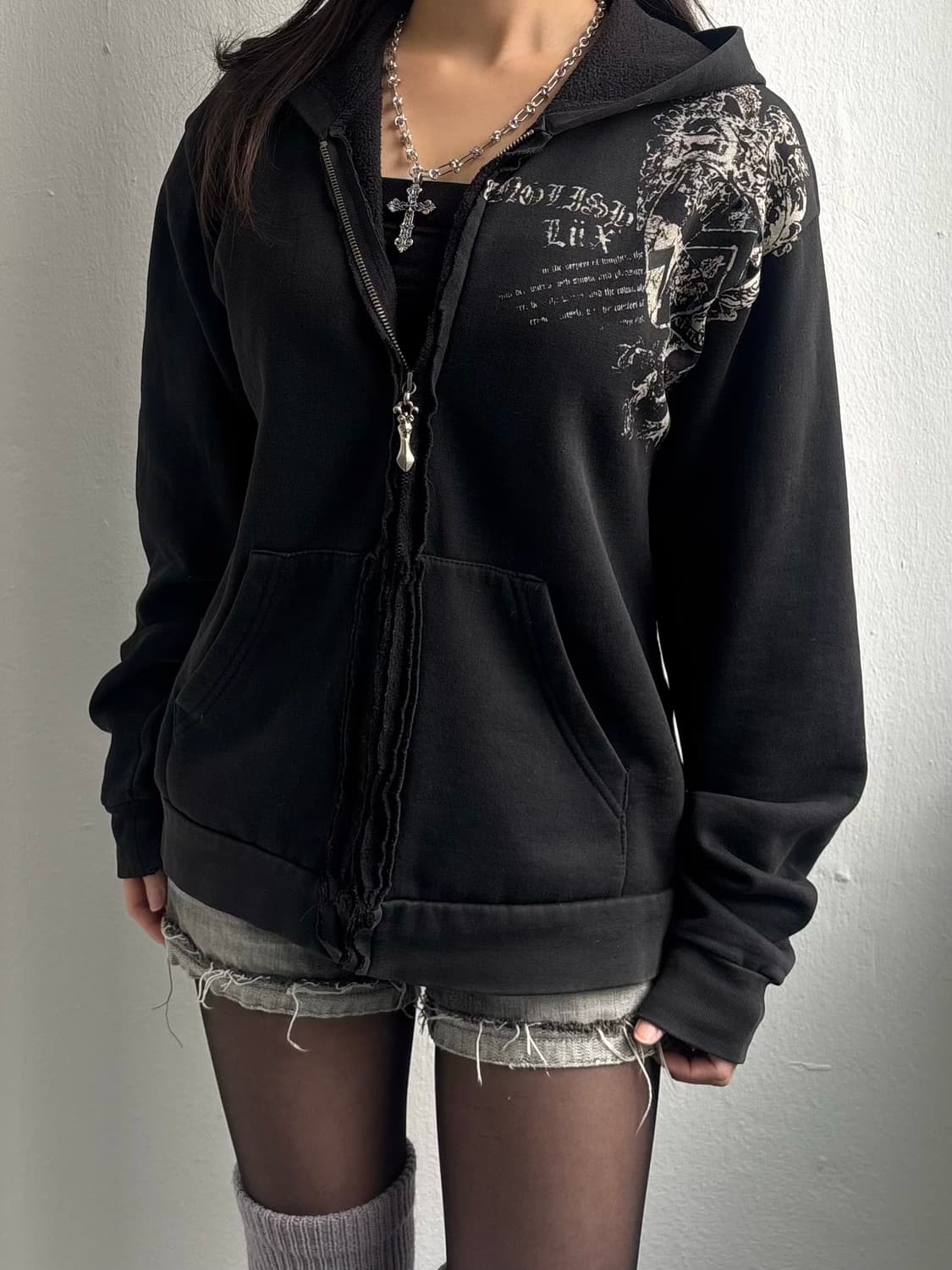 Vintage Graphic Hood Zip-Up 상품이미지7