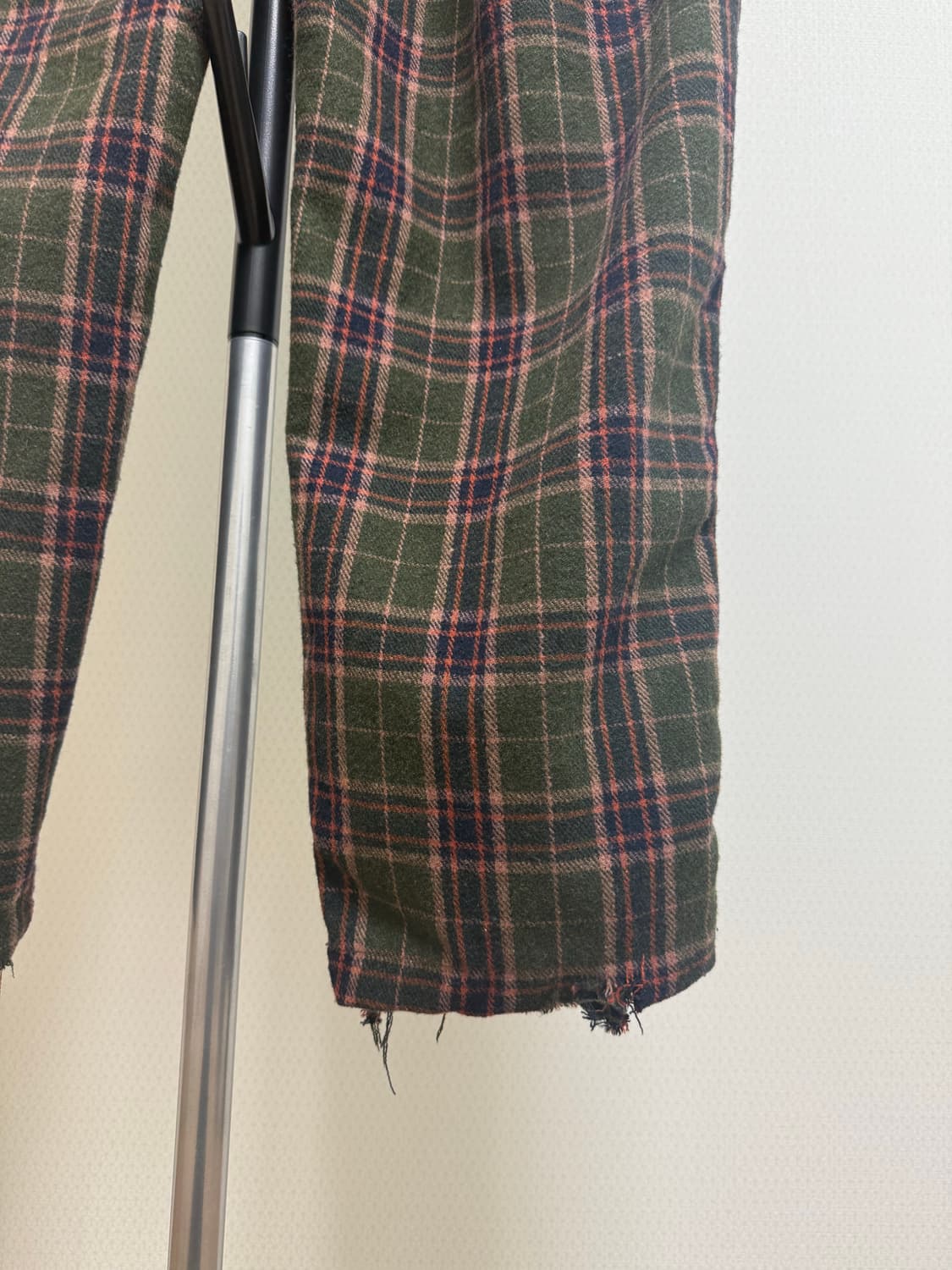 빈티지 otherfit 플란넬 체크 팬츠 상품이미지10