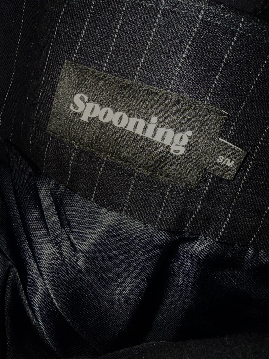 제니 착용 글로니 (구 스푸닝) 핀 스트라이프 스커트 상품이미지5