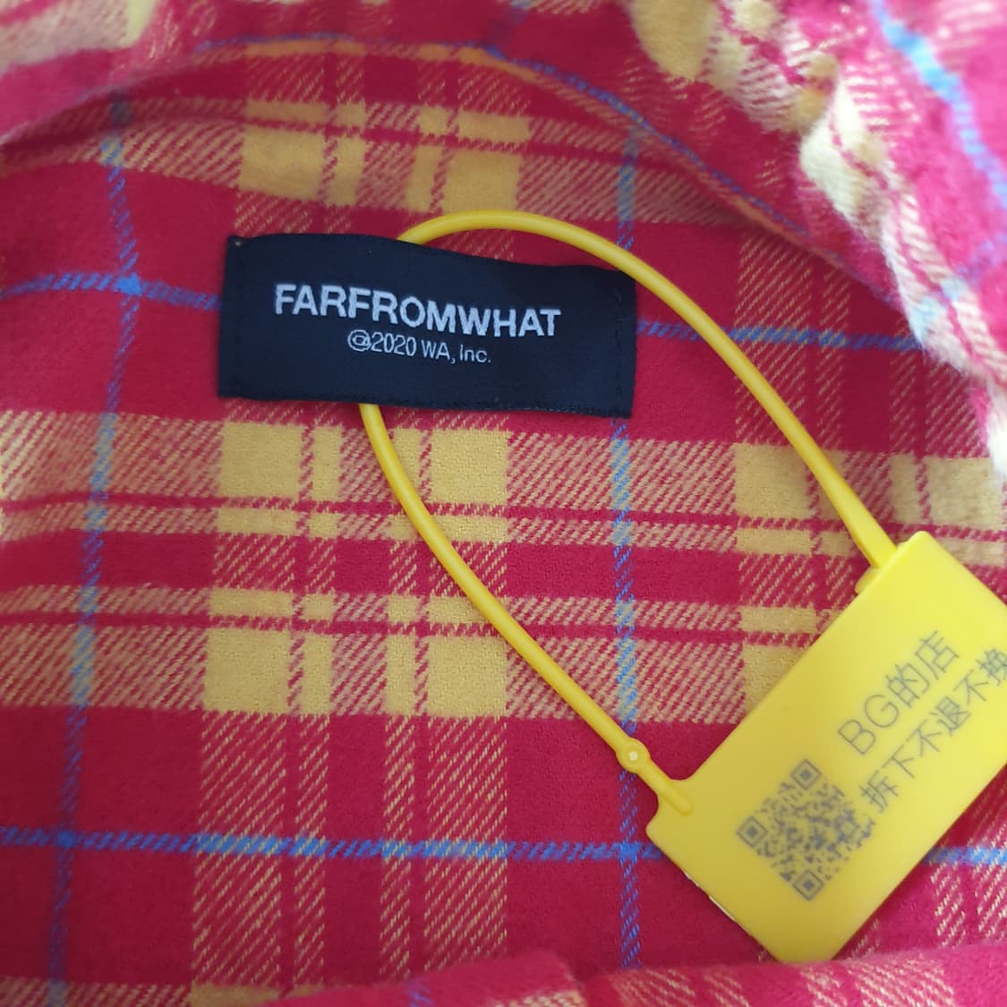 [무료배송] FAR FROM WHAT 체크 긴팔 셔츠 상품이미지2