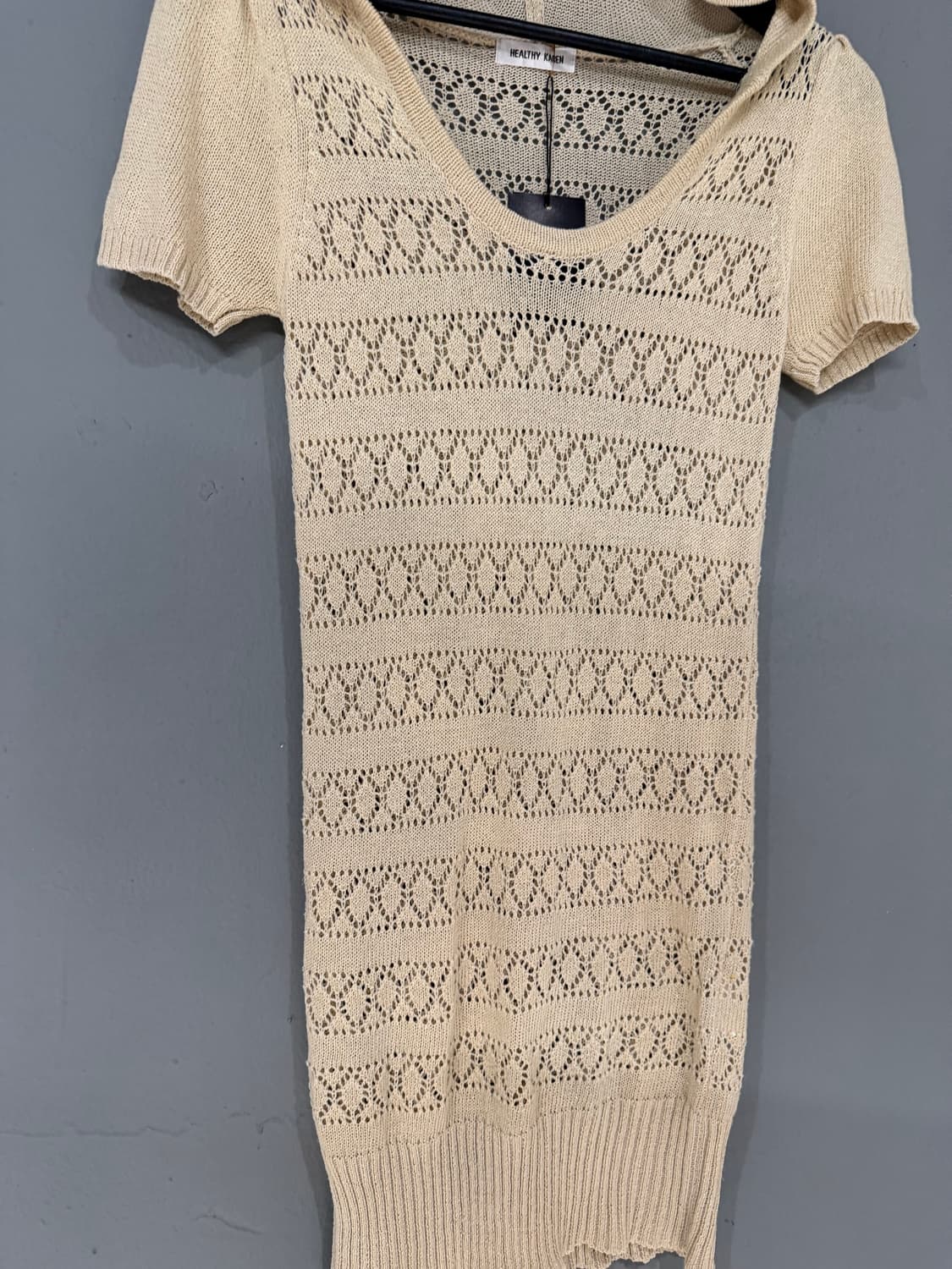 punching detail hood long top 상품이미지6