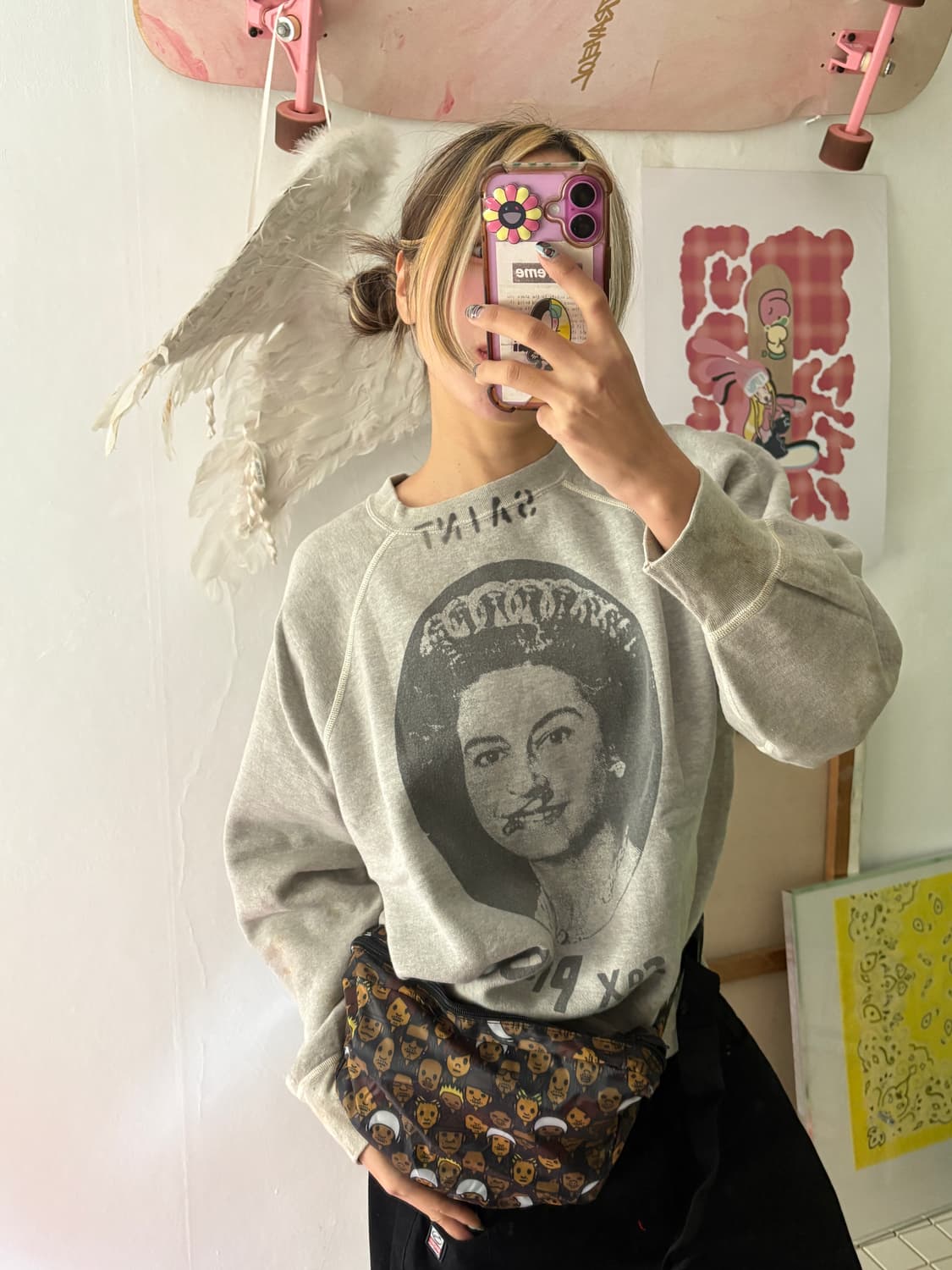 베이프x exile 콜라보 백 상품이미지6