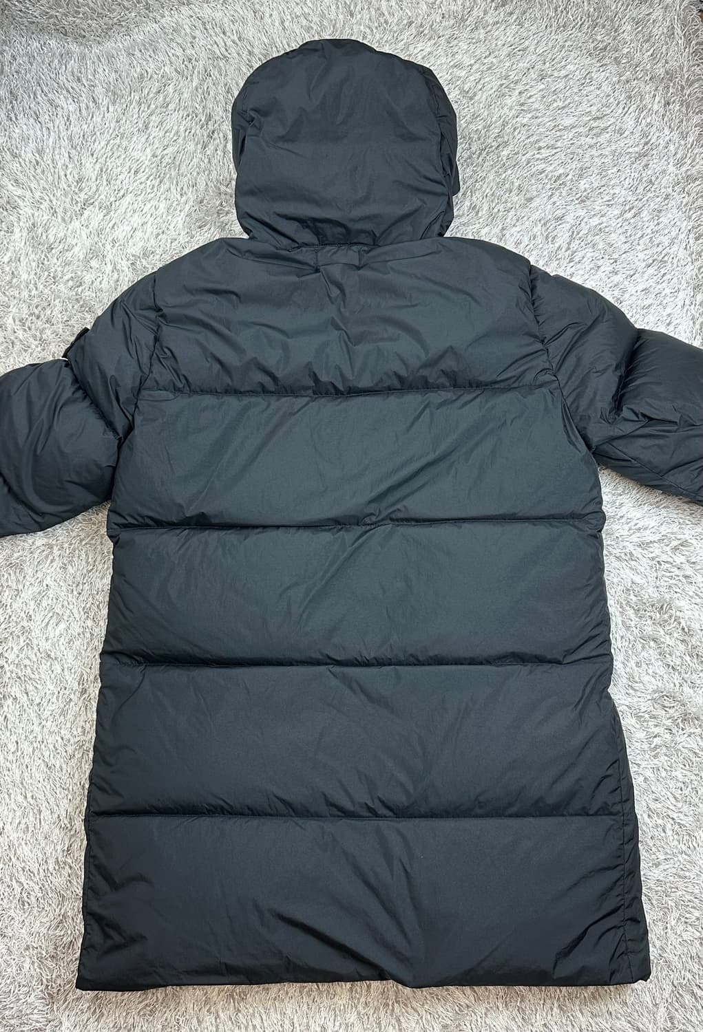 [L] 정품 스톤아일랜드 21FW 크링클랩스 롱패딩 블랙 상품이미지4