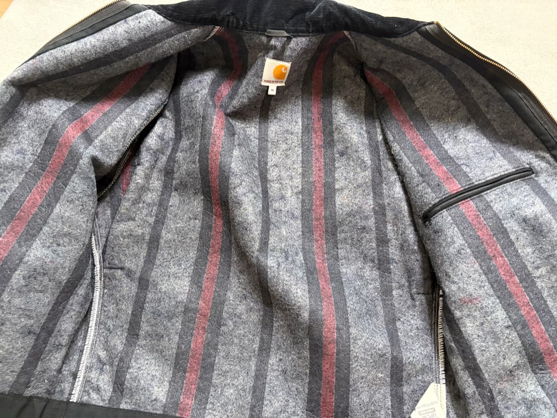 [M]칼하트 j001 디트로이트 워크 자켓 (Made in USA) 블랙 상품이미지4