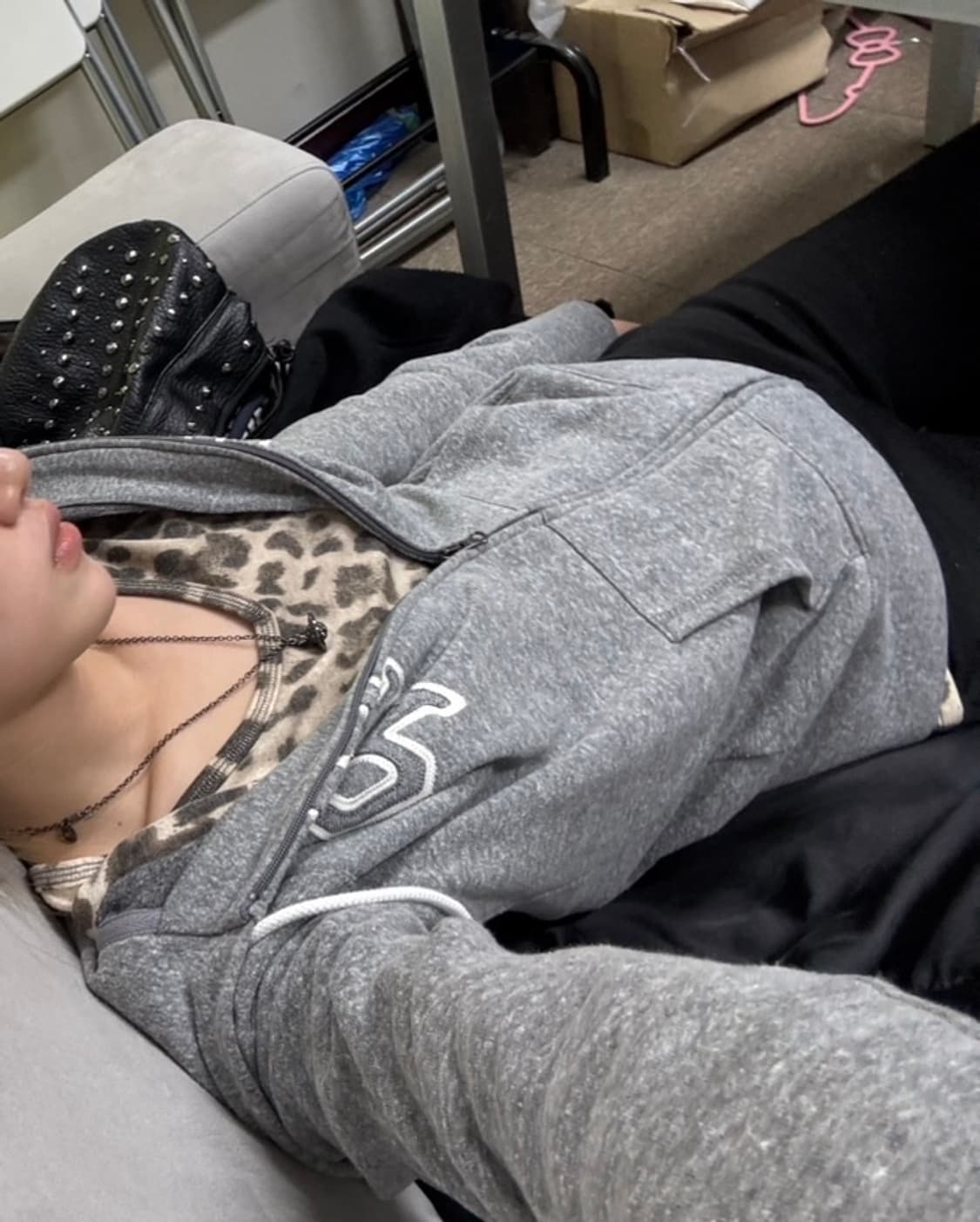 갭 빈티지 후드집업 (착샷) 상품이미지2