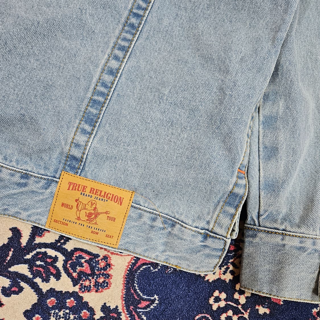 트루릴리전 22FW 시그니쳐 포켓 스티치 데님자켓 XL size 상품이미지4