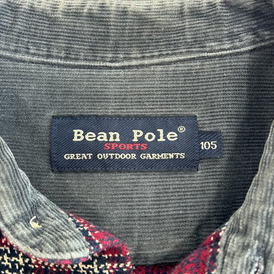 Bean pole 빈폴 레드 체크 롱 셔츠 상품이미지6