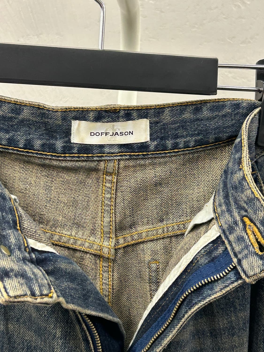 DOFF JASON(도프 제이슨) 빈티지 워싱 와이드 데님 상품이미지8