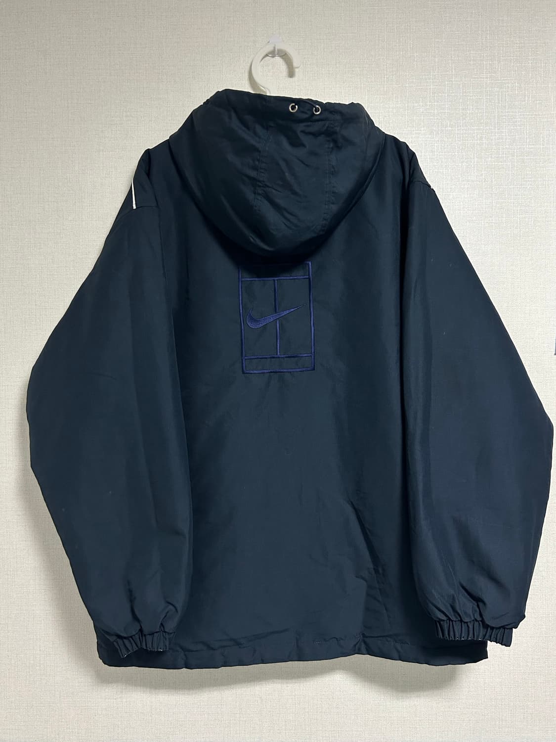 00s 나이키 리버시블 양면 후드 패딩 점퍼 화이트 네이비 100 L 상품이미지9