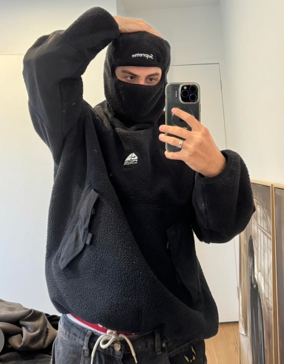 Supreme x Nike ACG Fleece Pullover Black 상품이미지1