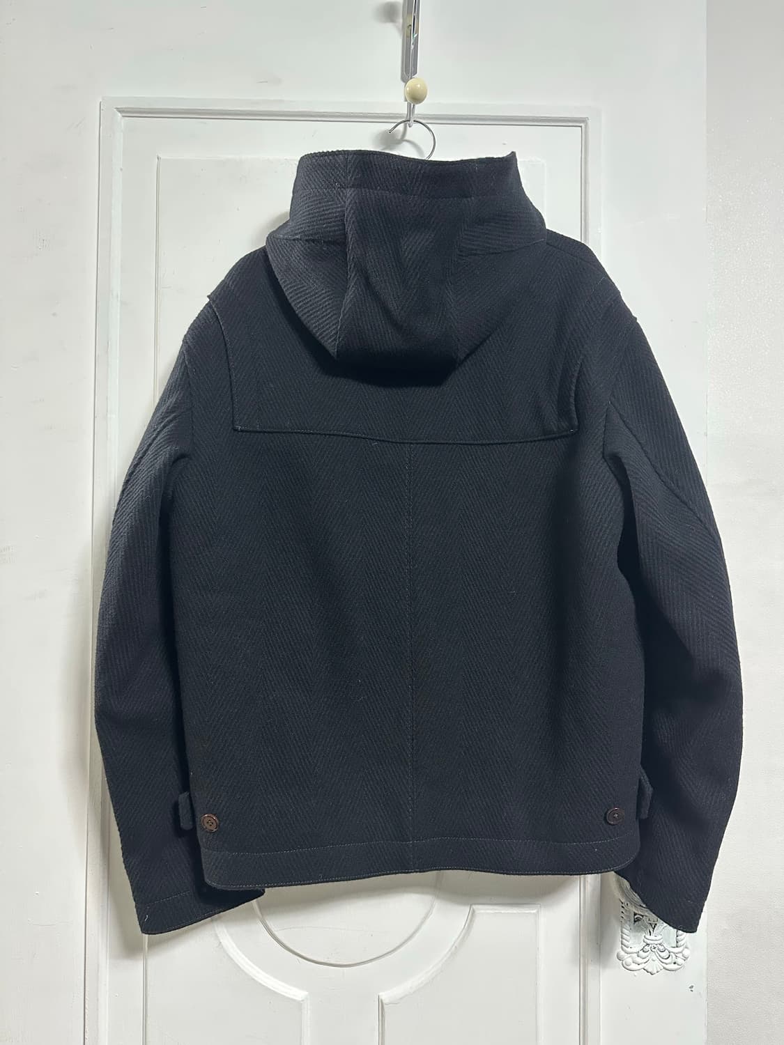 인사일런스 헤링본 크롭 더플코트 상품이미지2