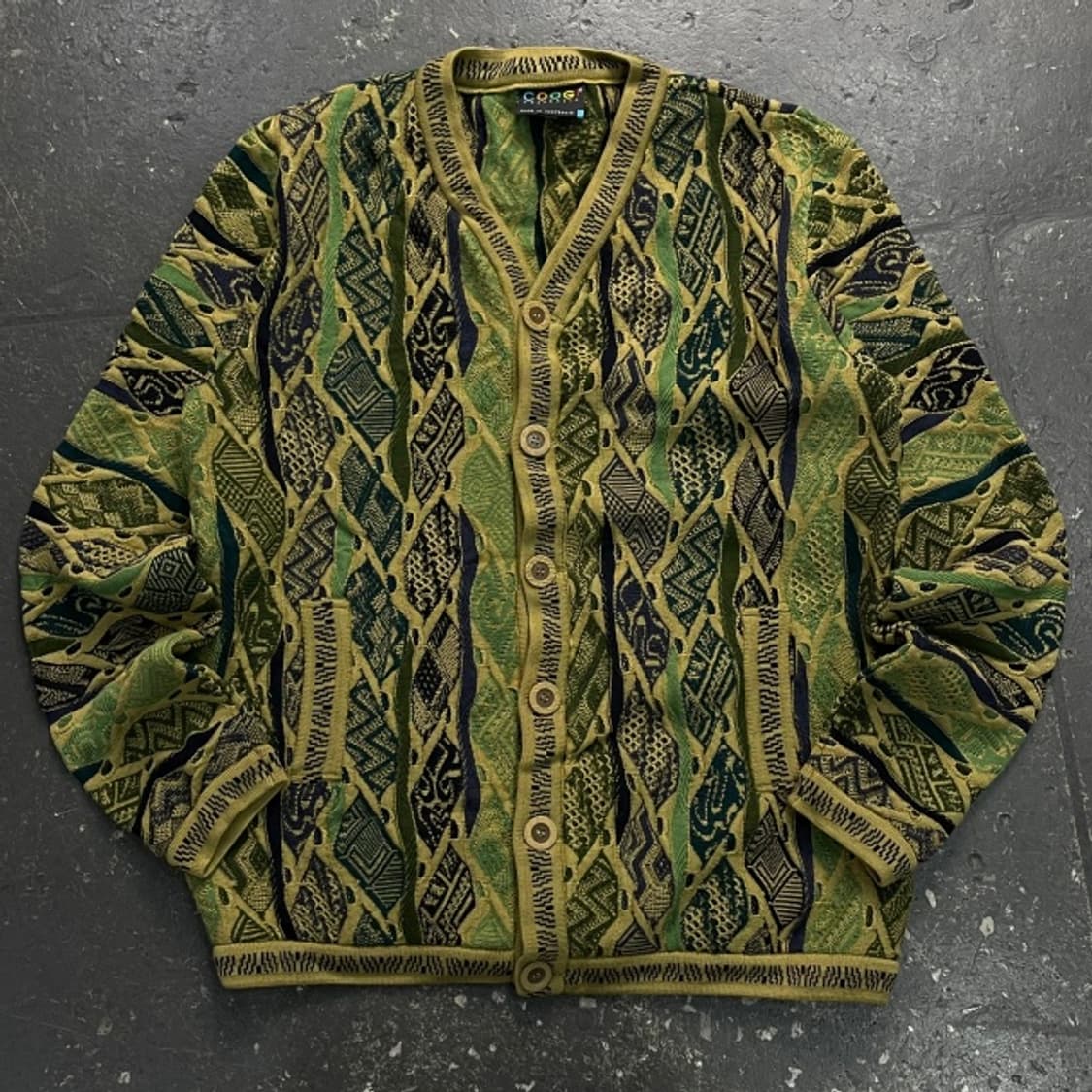 95-100 쿠지 케이블 가디건 상품이미지1