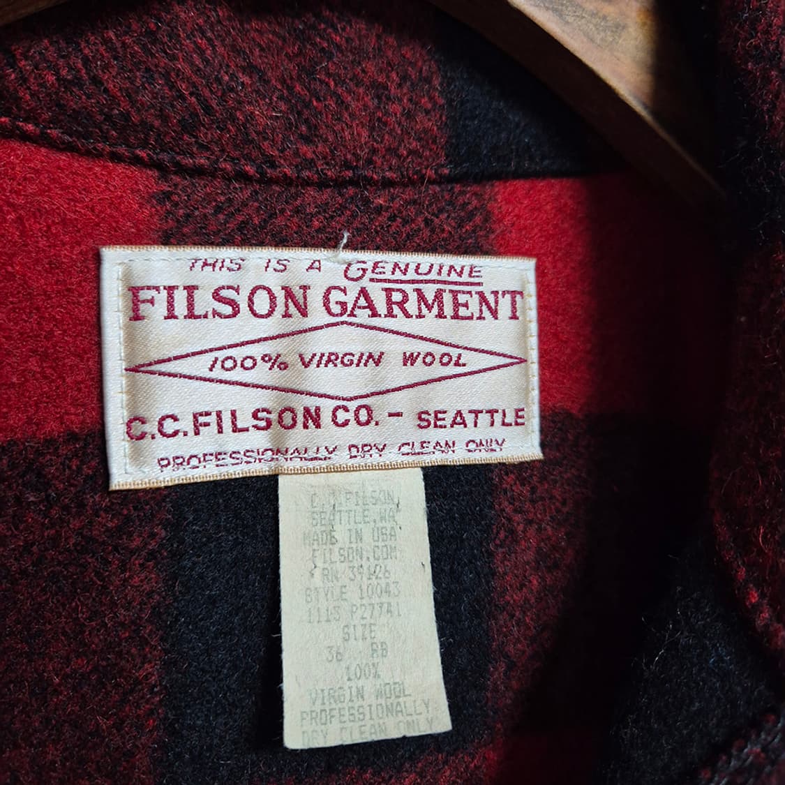 FILSON Mackinaw Cruiser Seattle Fit 상품이미지7