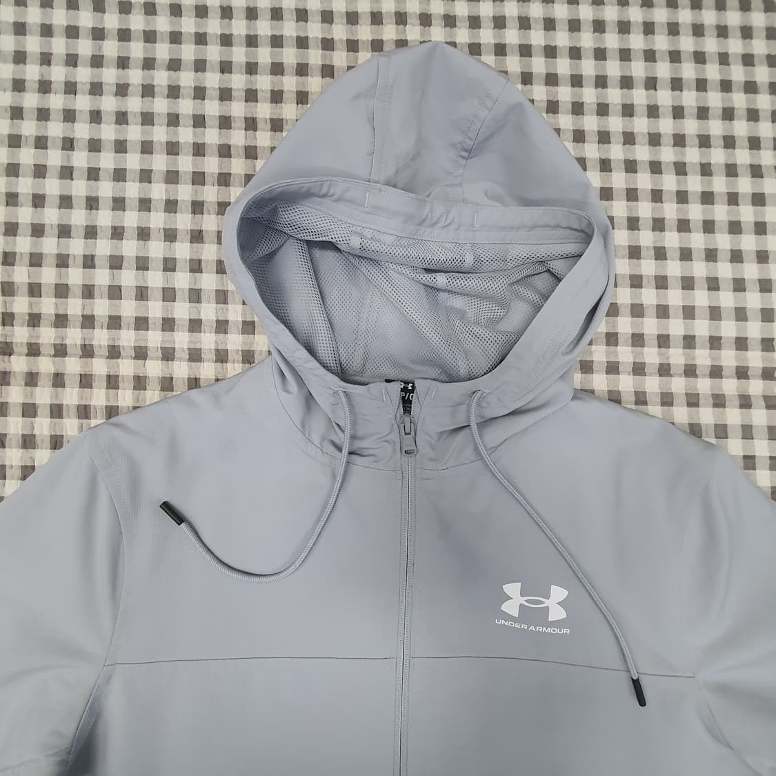 미착용 언더아머 바람막이 후드집업 자켓 공용95 상품이미지8