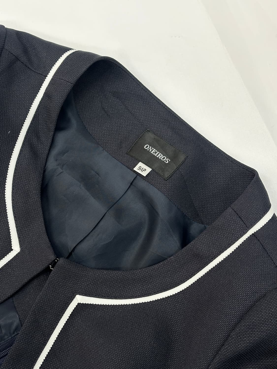 👜ONEIROS 네이비 정장 투피스 셋업👜자켓 원피스 고갸루 베이직 상품이미지7