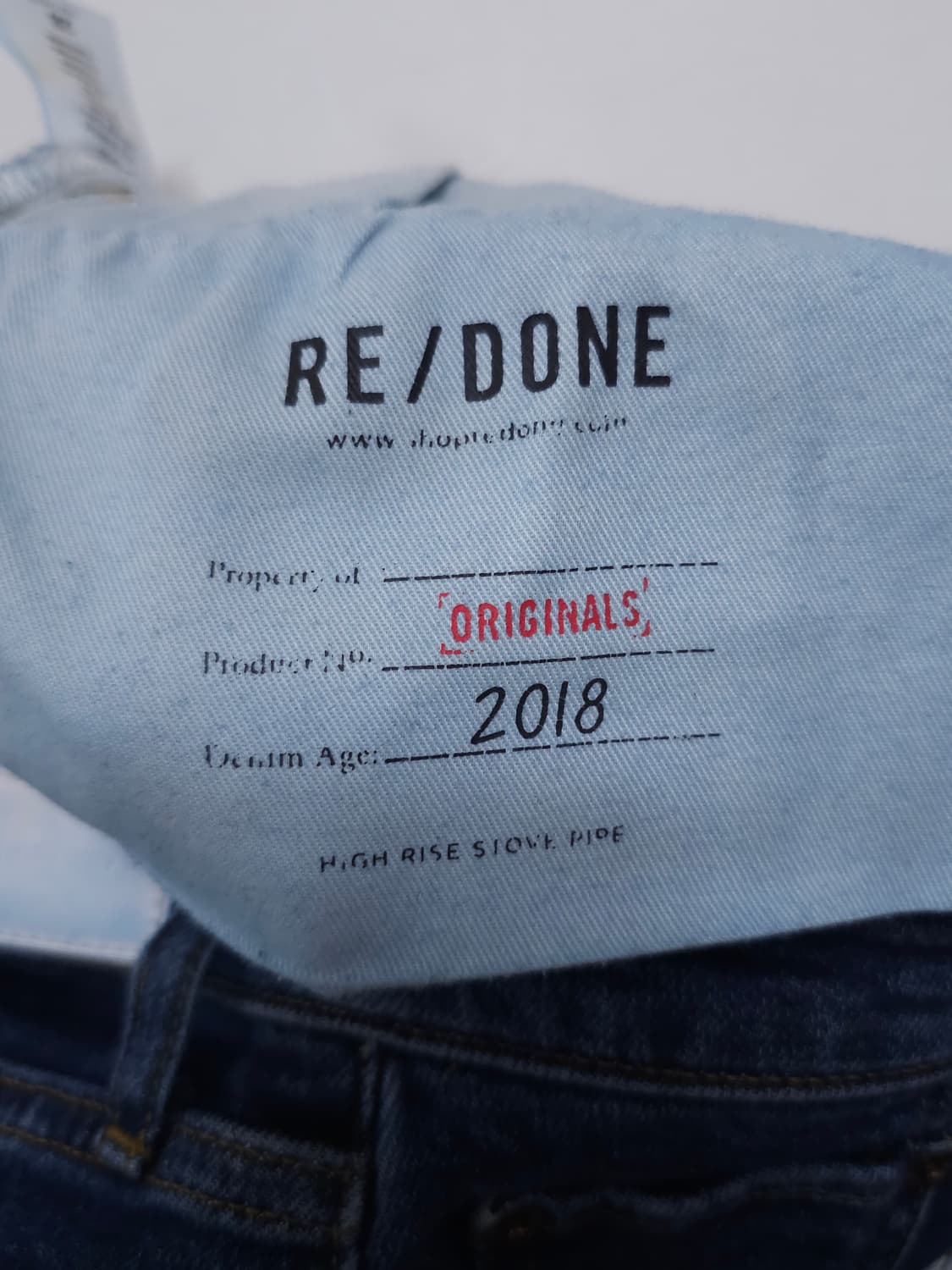 리던 스토브 파이프 데님 상품이미지6