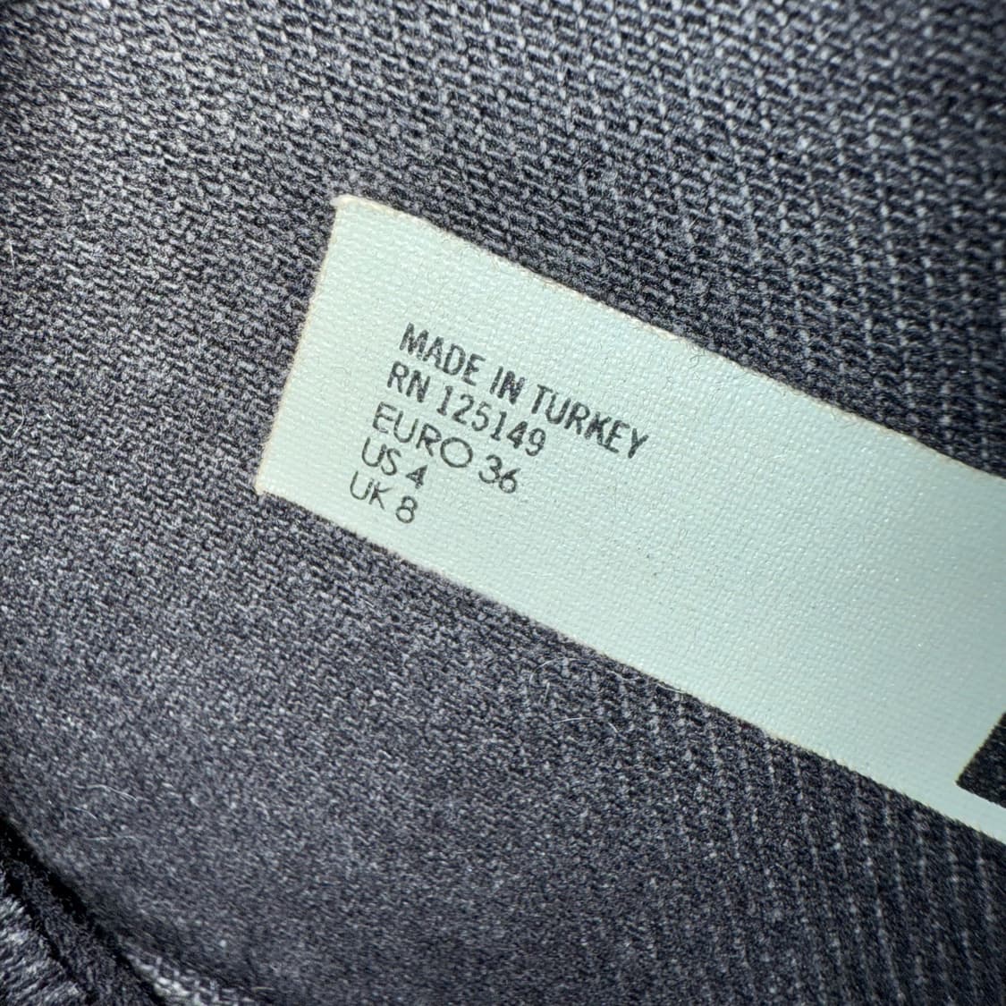 탑샵 블랙 데님 자켓 US4 상품이미지3