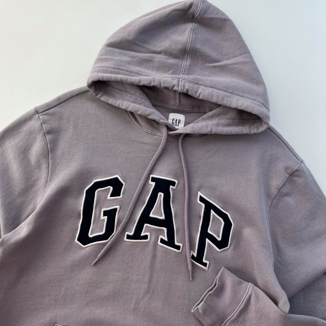 갭 루즈핏 연보라 스웻 후드 상품이미지4