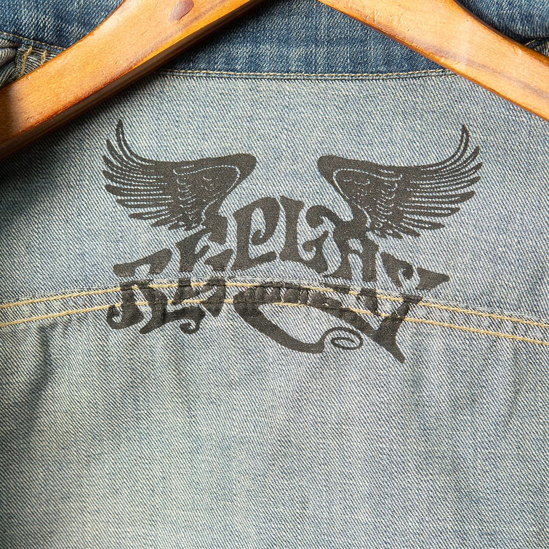 [103] 90s~ 리플레이 REPLAY 드래곤프린팅 데님 트러커 자켓  상품이미지6