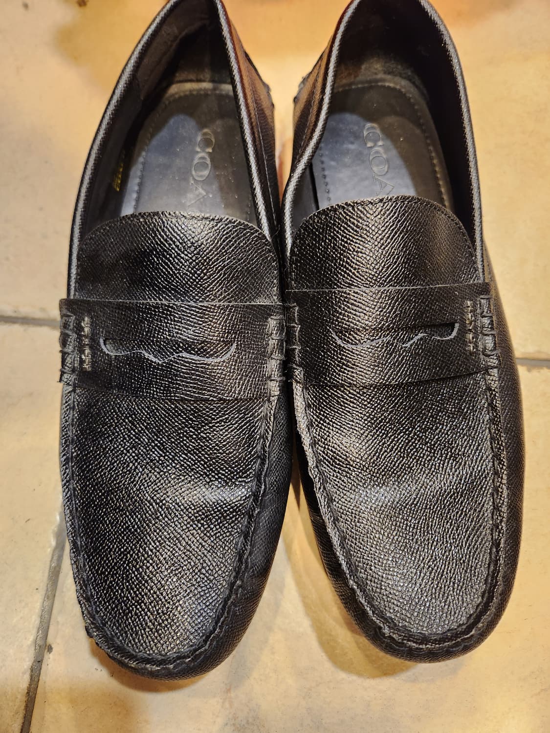 코치 남성 블랙 로퍼  상품이미지1