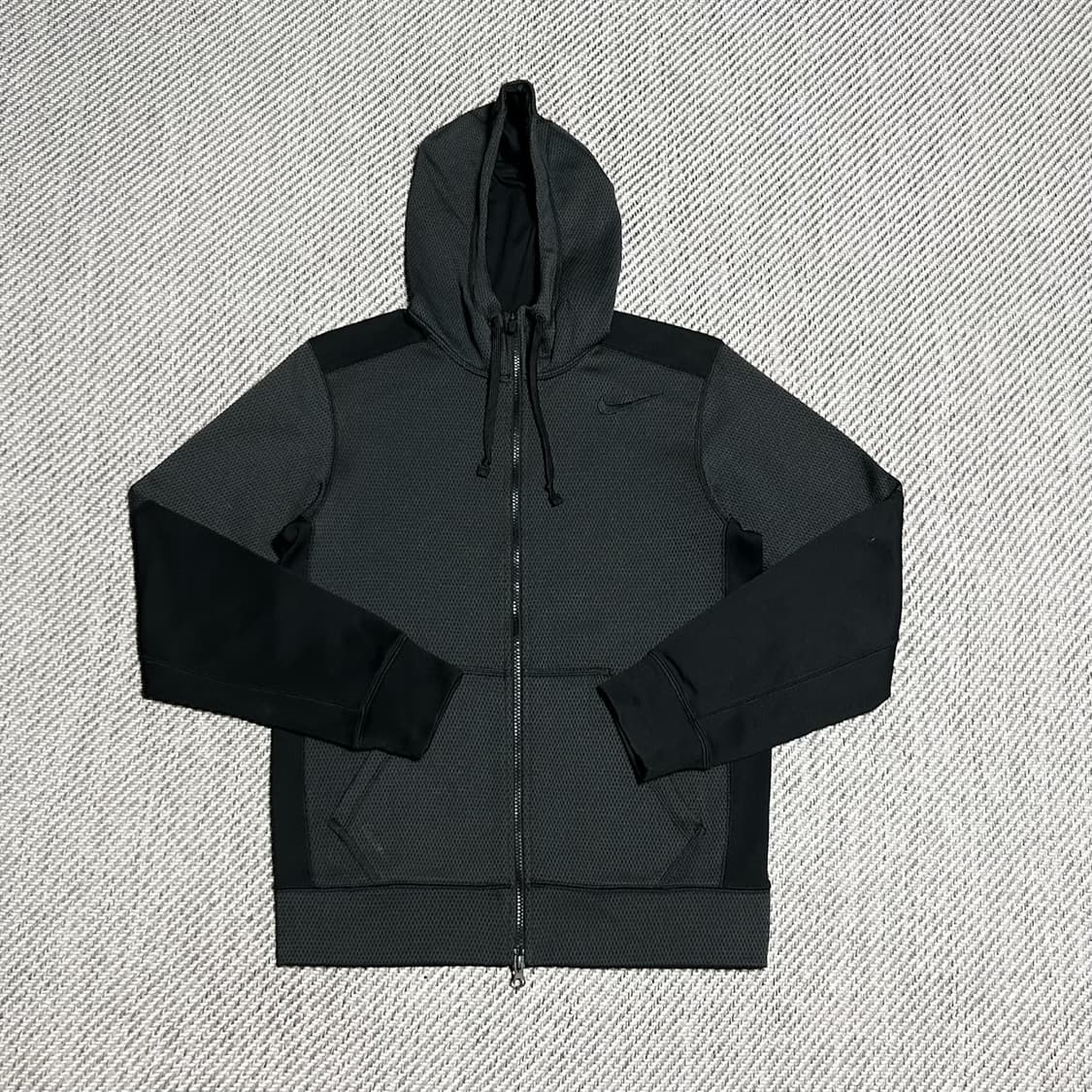 [S] Nike 나이키 기모 챠콜 스우시 후드집업 자켓 상품이미지1