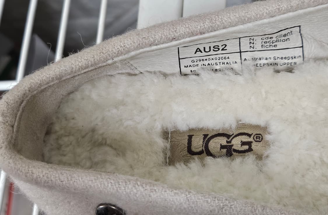 호주 어그 퍼 폼폼 플랫슈즈 215 양모 여성겨울신발 HD21 상품이미지6