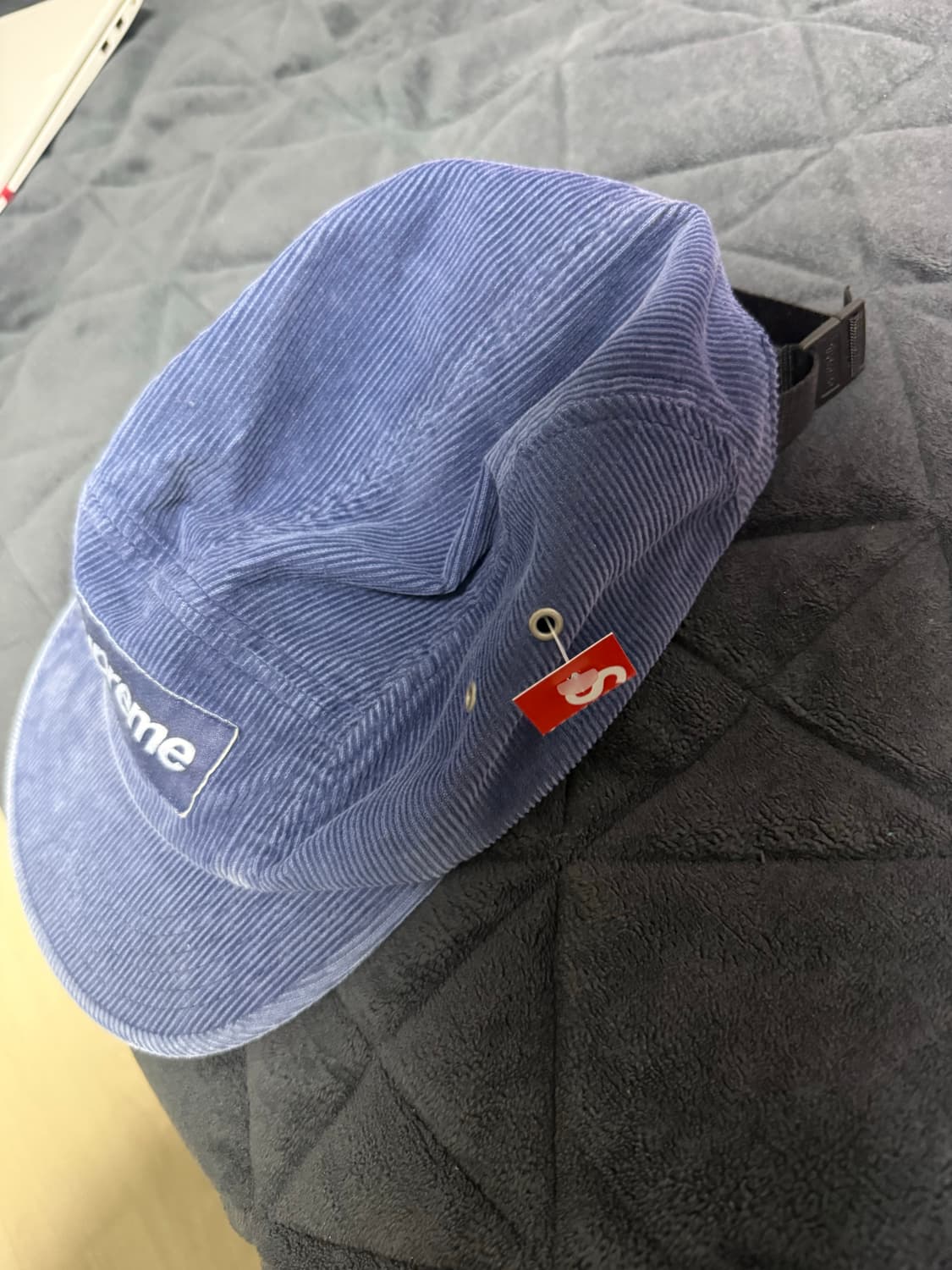 슈프림 코듀로이 포켓 캠프캡 블루 상품이미지3