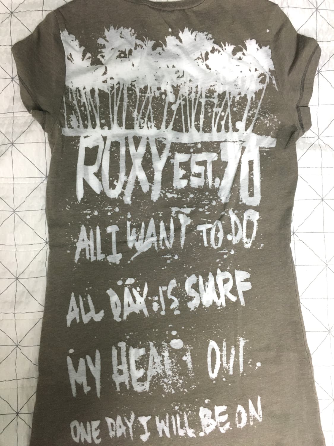 일본빈티지 ROXY 딱붙 반팔 상품이미지2