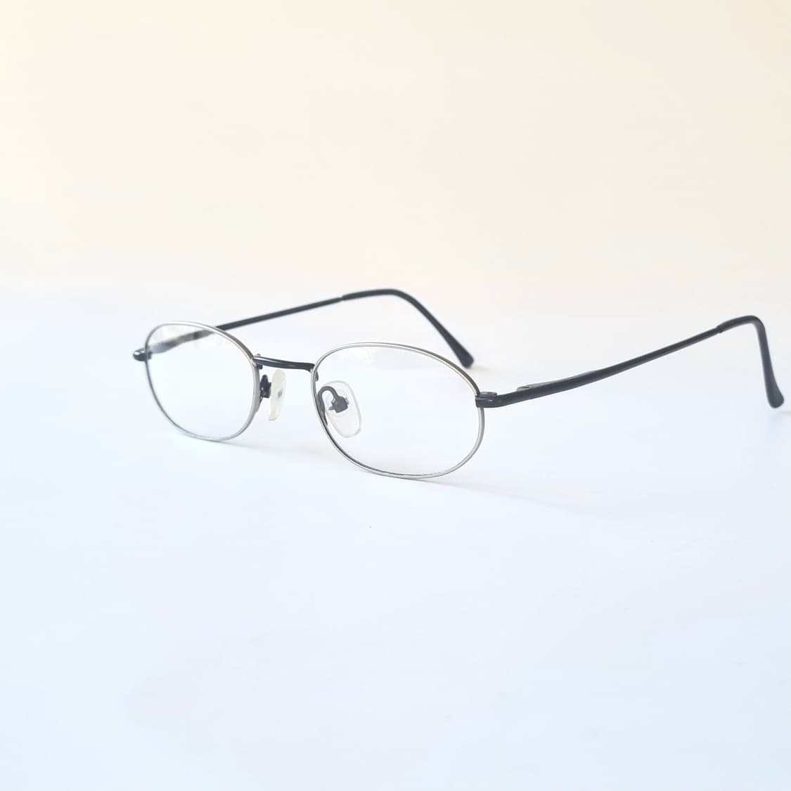 빈티지 레트로 오벌 블랙 &실버 안경테 430 상품이미지5