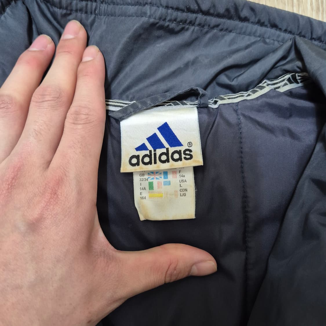 아디다스 90s 올드스쿨 로고 바람막이 자켓 상품이미지5