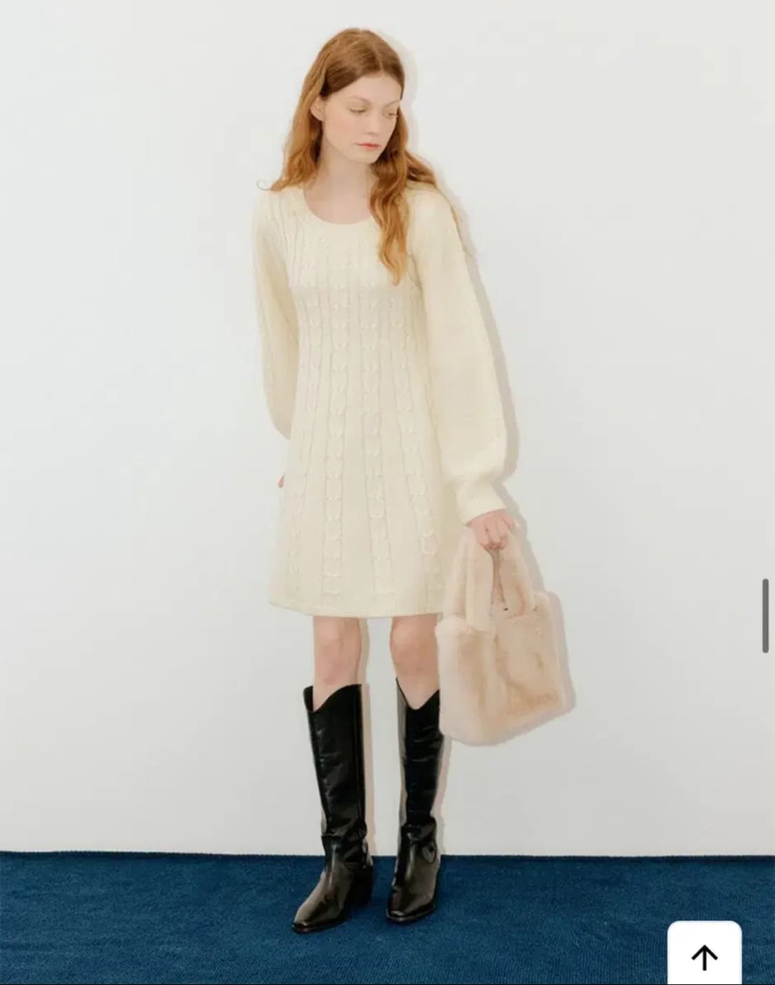 몬츠 monts twisted knit dress 상품이미지1