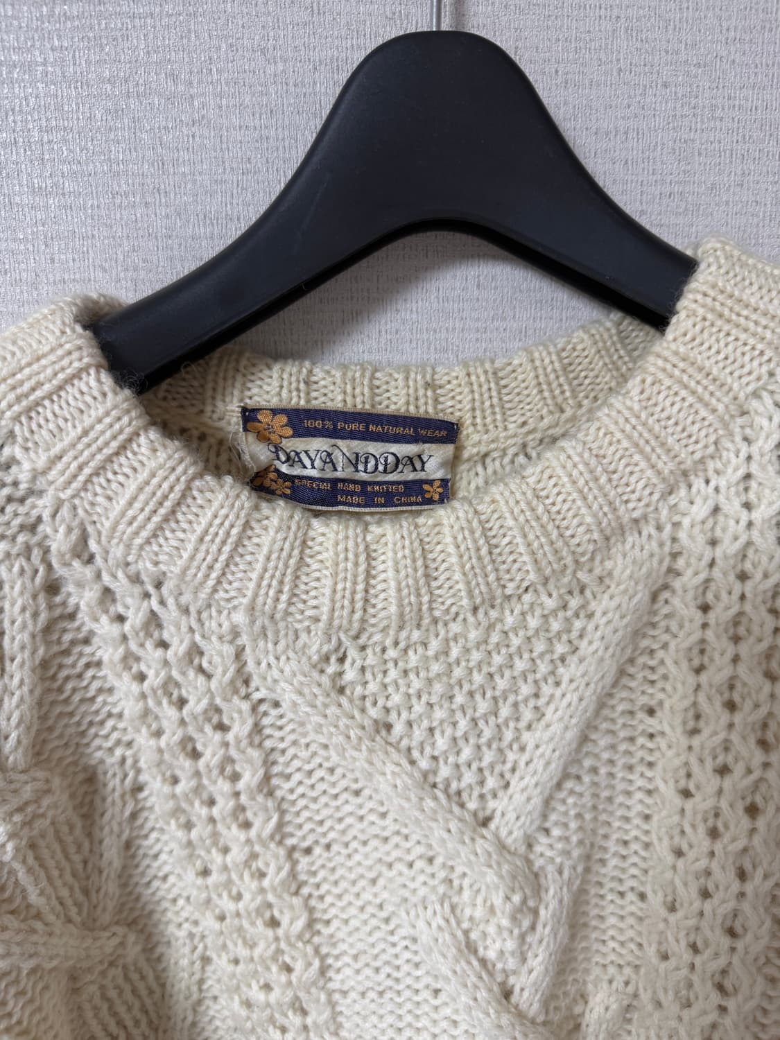 아이보리 빈티지 니트 상품이미지3