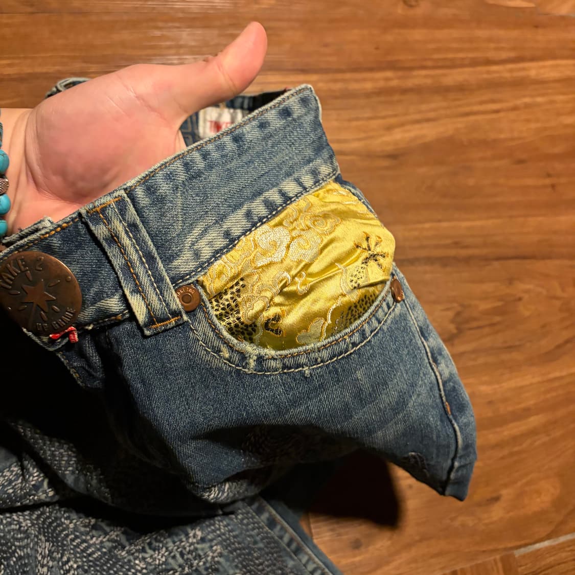 TAKE 2 UPGRADE SASHIKO DENIM PANTS 상품이미지6