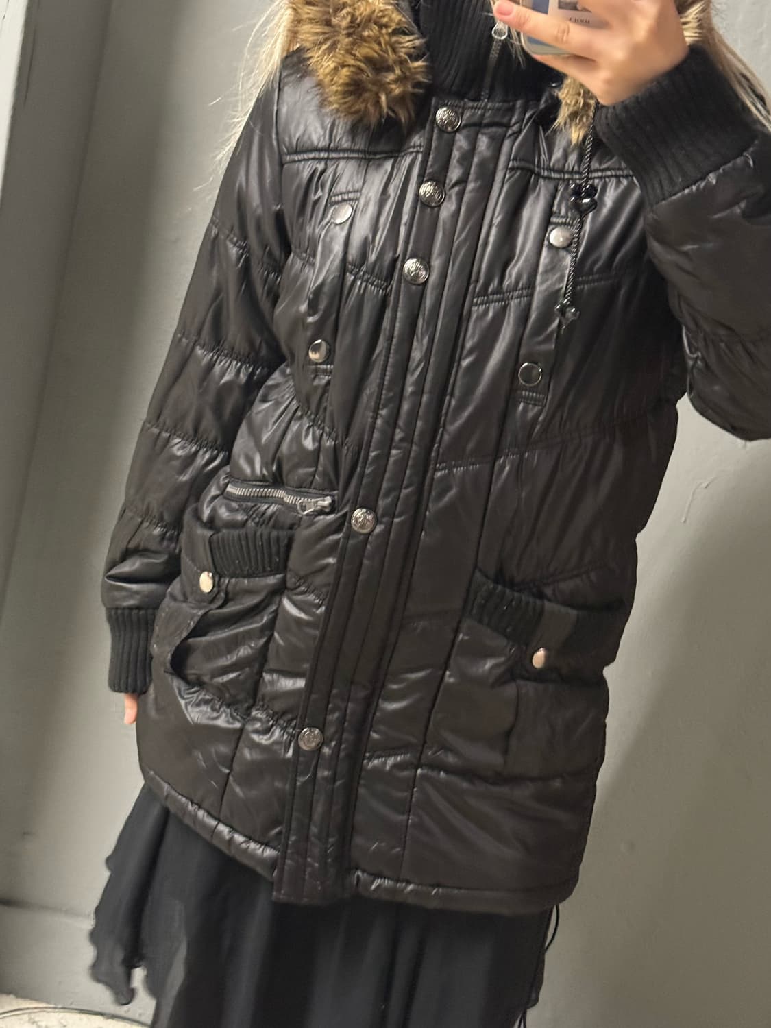 fur detail multi pocket jumper 상품이미지3