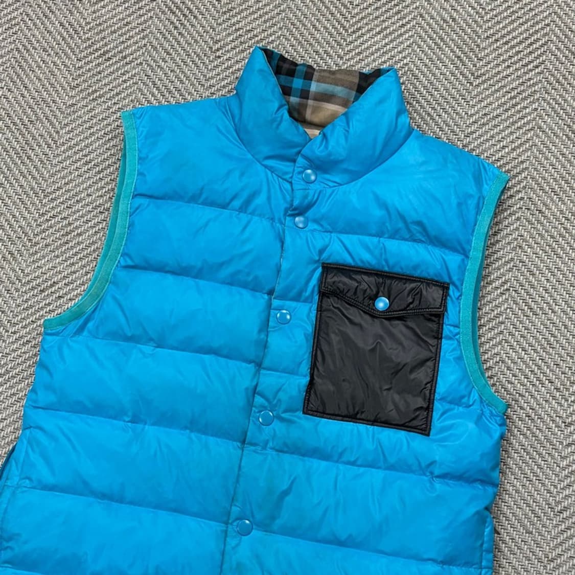 나이키 체크 리버시블 패딩 베스트 v1369 상품이미지5