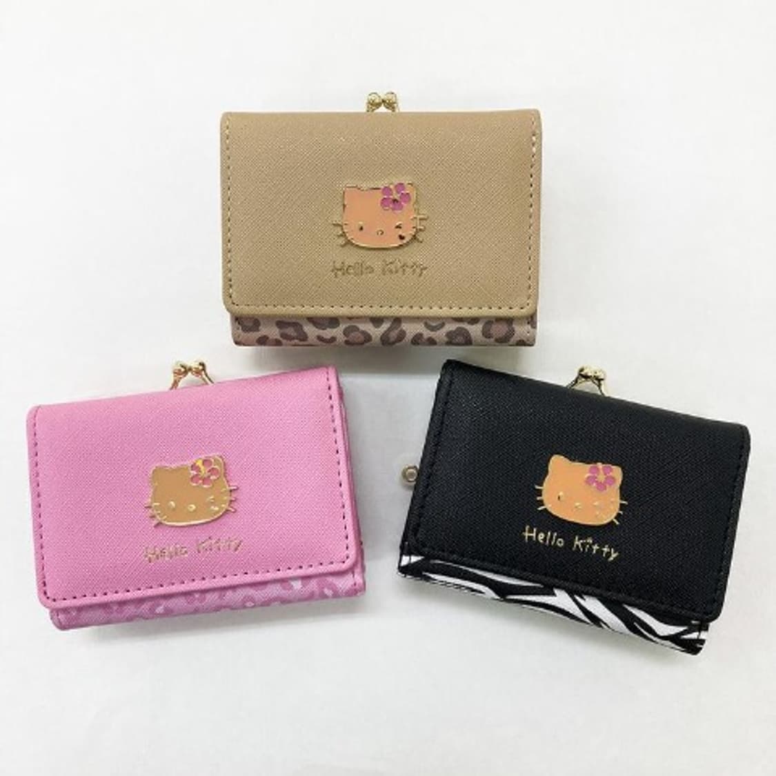 Hello kitty 헬로키티 핑크 호피 레오파드 패턴 지갑 새상품 상품이미지6
