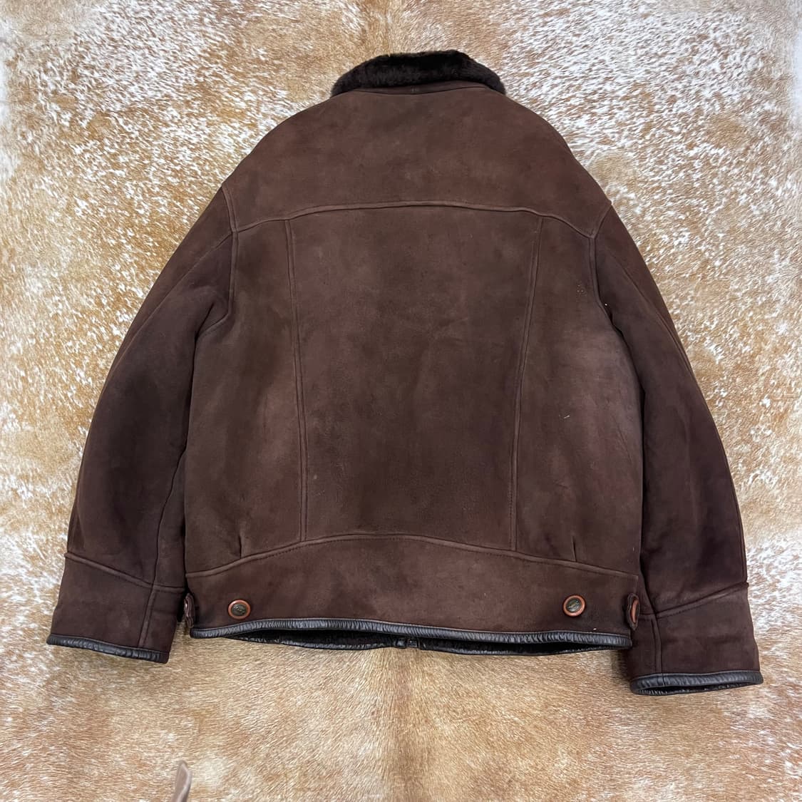 90's YSL 레더 무스탕 상품이미지10