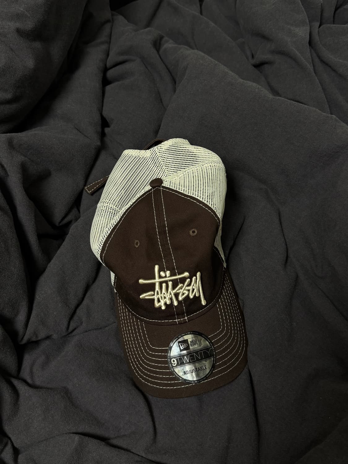 스투시 뉴에라 9Twenty 베이직 트러커 브라운 상품이미지1