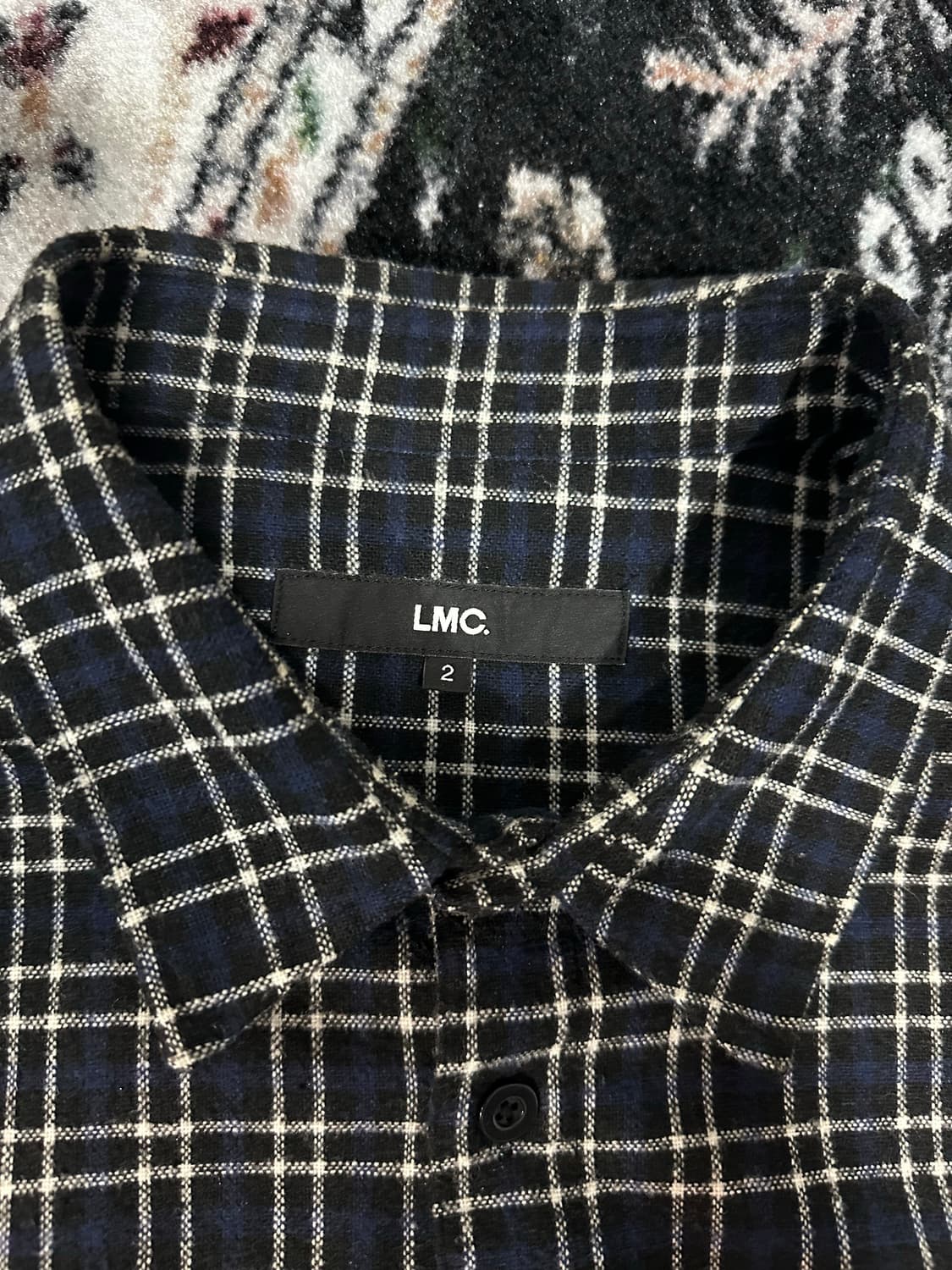 LMC 백로고 울 체크 플란넬 셔츠 상품이미지3
