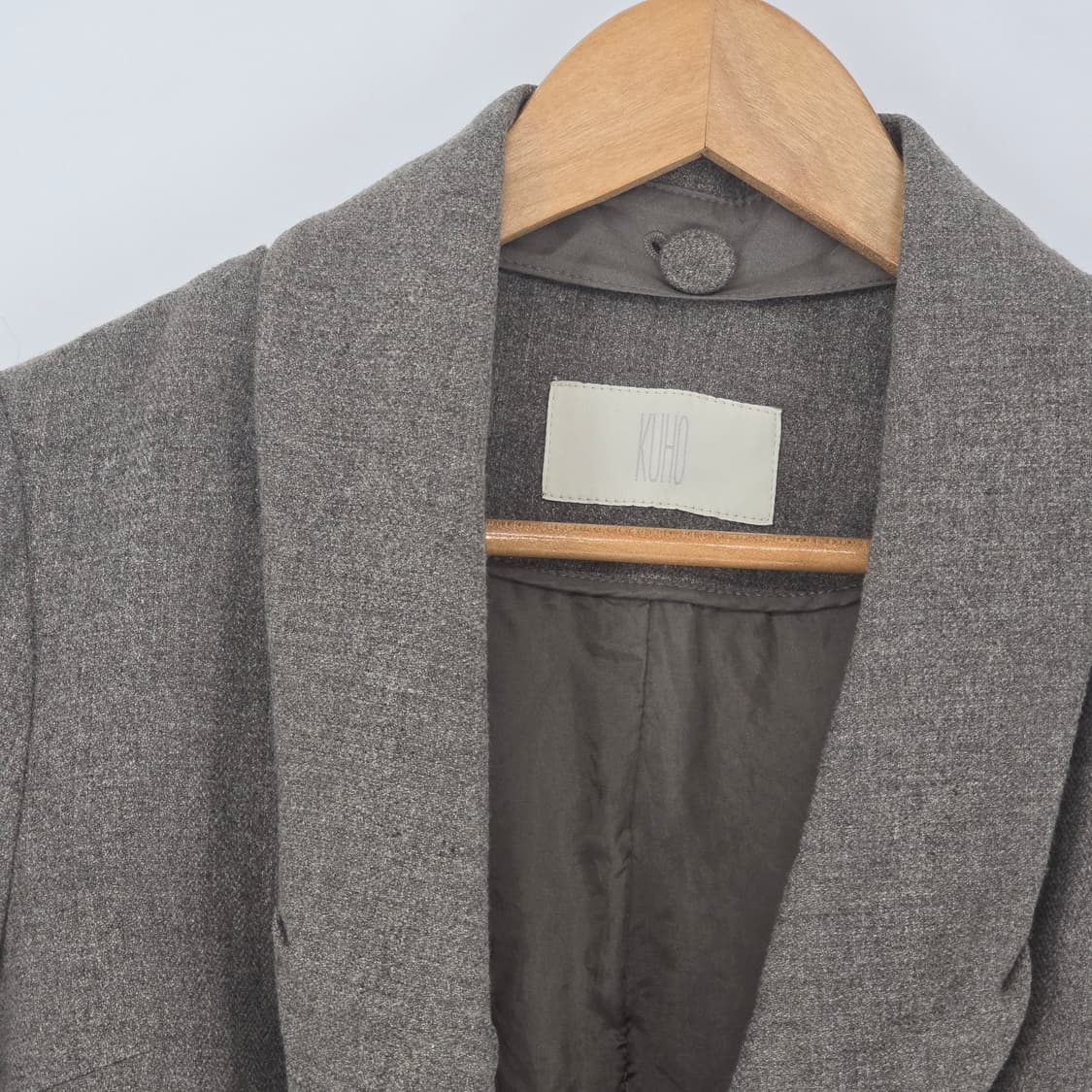 KUHO 브라운 여성 크롭 모직 자켓  XS 상품이미지9