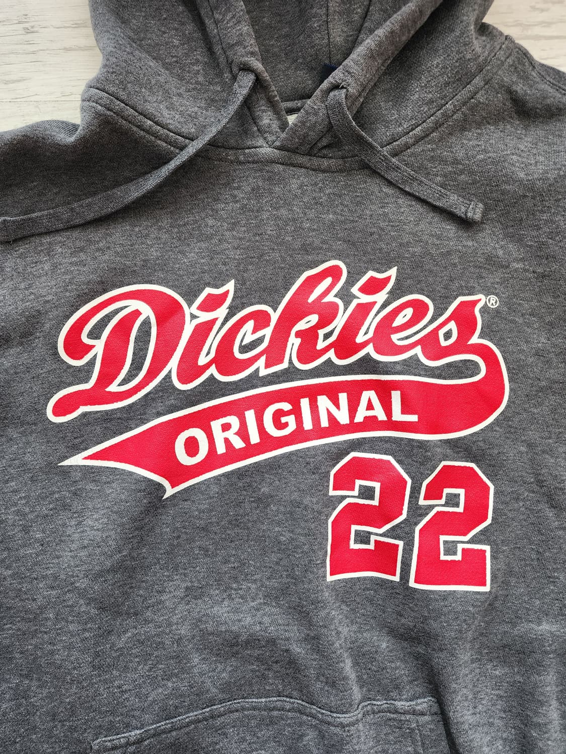 DICKIES 디키즈 회색 후드티. L(100)사이즈 그레이 후드 티셔츠 상품이미지4