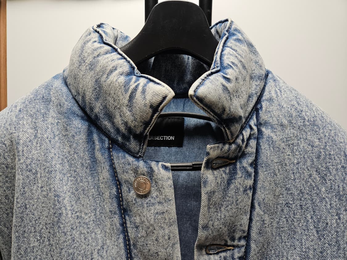 인터섹션 패디드 데님 자켓 패딩 0사이즈 상품이미지2