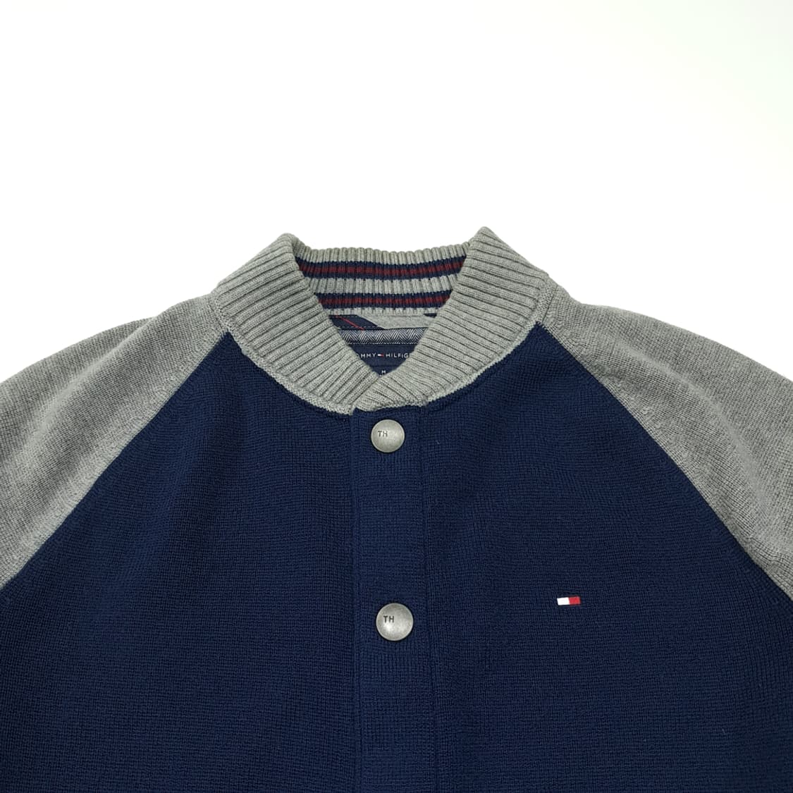 CL182 M 타미힐피거 바시티 니트 가디건 상품이미지2