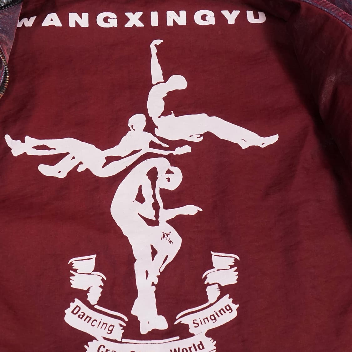 WANGXINGYU 플록 데님 디트로이트 자켓 상품이미지7