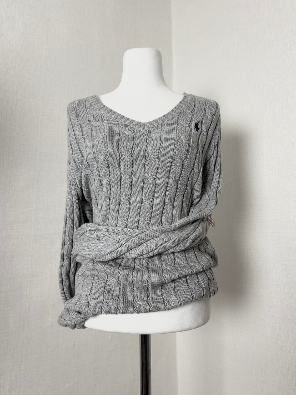 폴로 그레이 그레이 니트 상품이미지1
